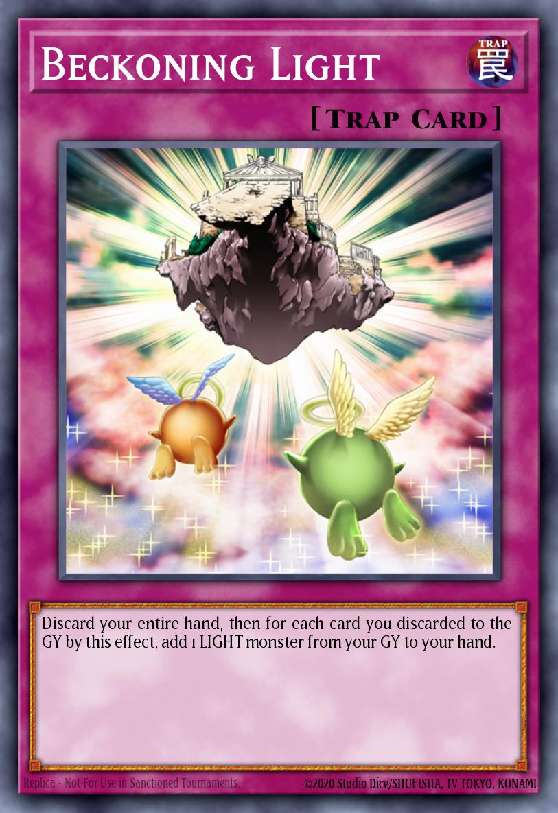Beckoning Light Yu-Gi-Oh card