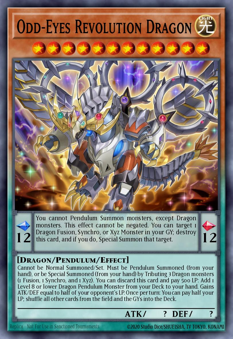 Odd-Eyes Revolution Dragon Yu-Gi-Oh card