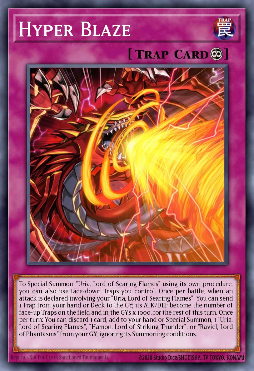 Hyper Blaze Yu-Gi-Oh card