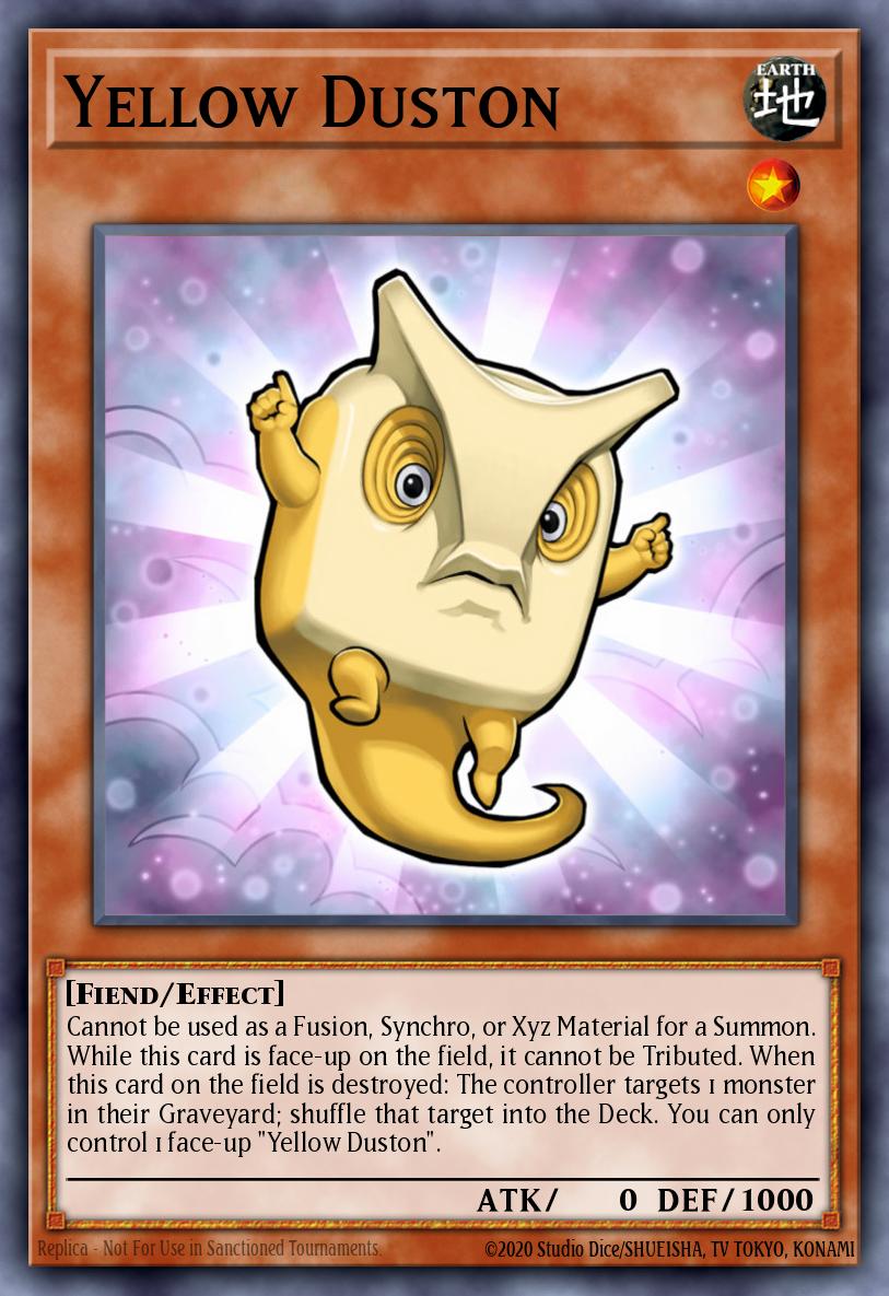 Yellow Duston Yu-Gi-Oh card