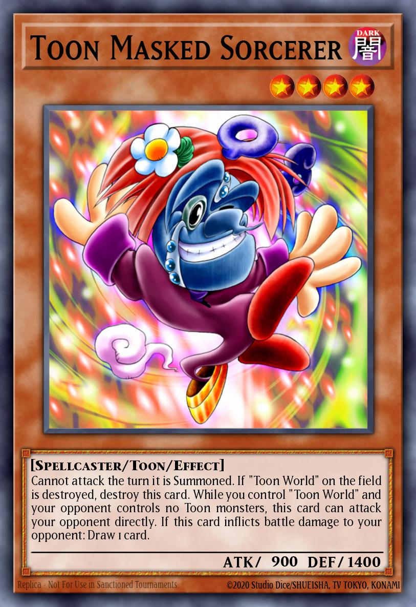 Toon Masked Sorcerer Yu-Gi-Oh card