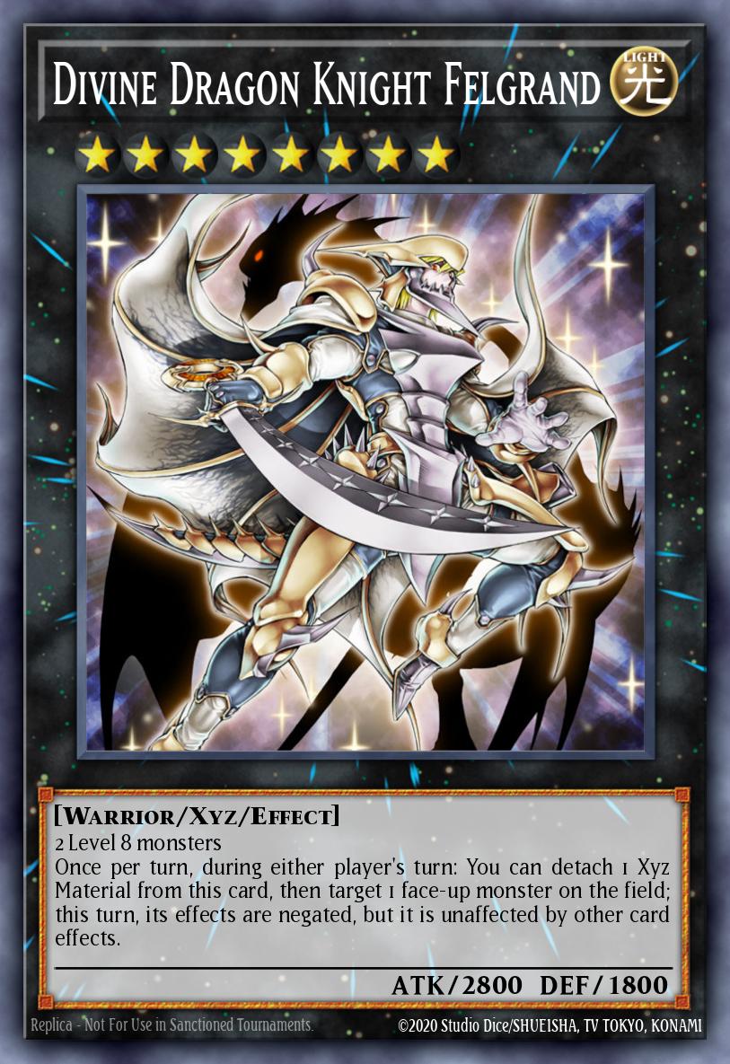 Divine Dragon Knight Felgrand Yu-Gi-Oh card