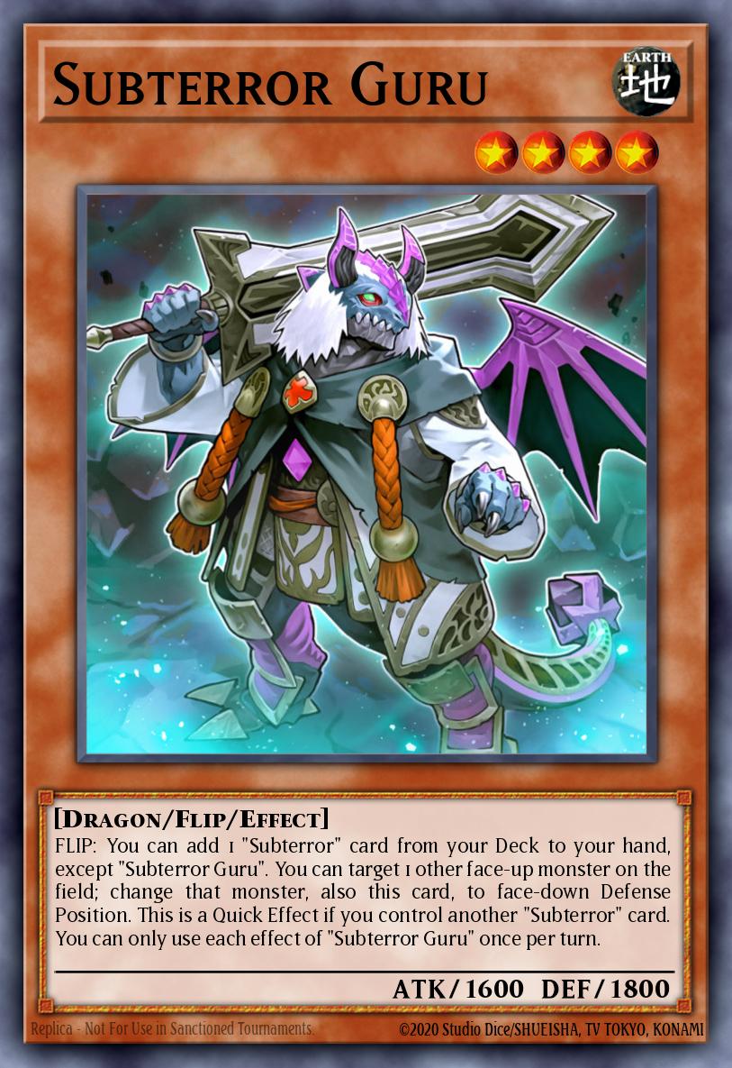 Subterror Guru Yu-Gi-Oh card