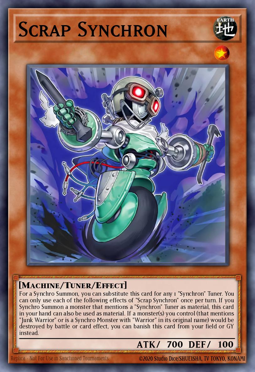 Scrap Synchron Yu-Gi-Oh card