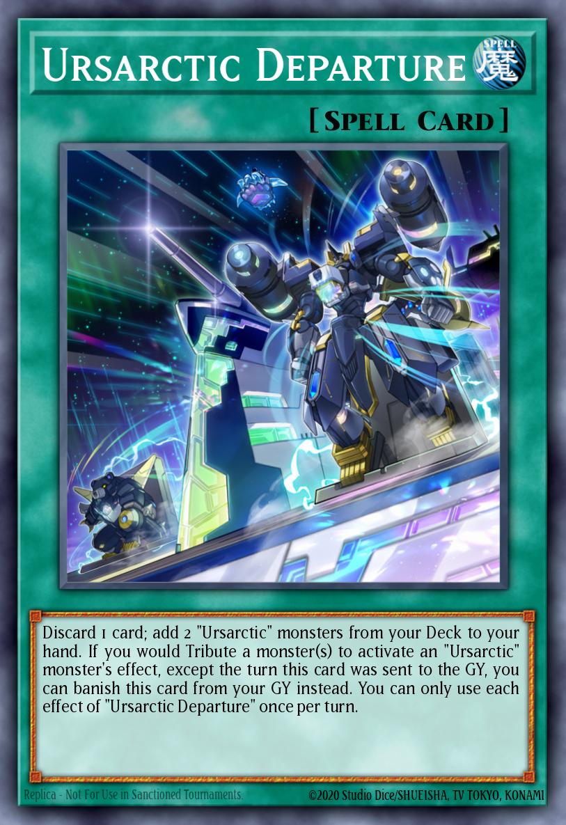 Ursarctic Departure Yu-Gi-Oh card