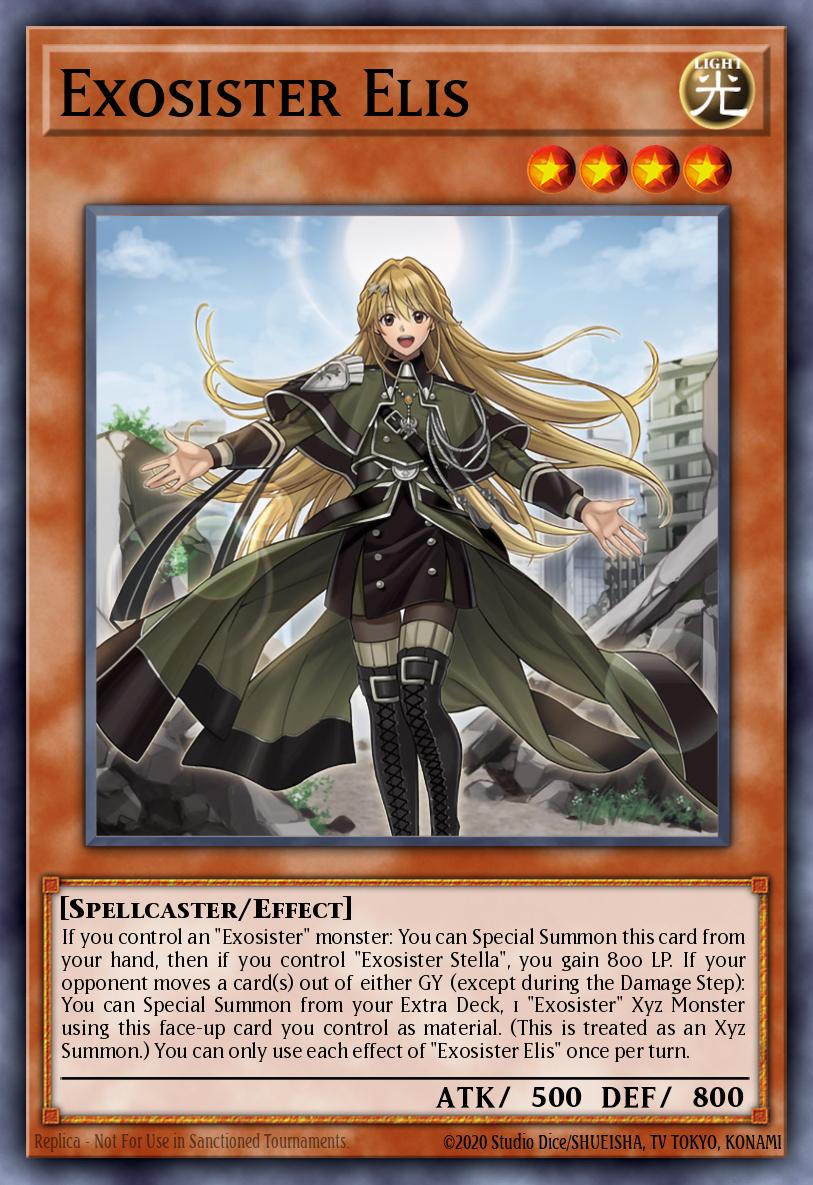 Exosister Elis Yu-Gi-Oh card