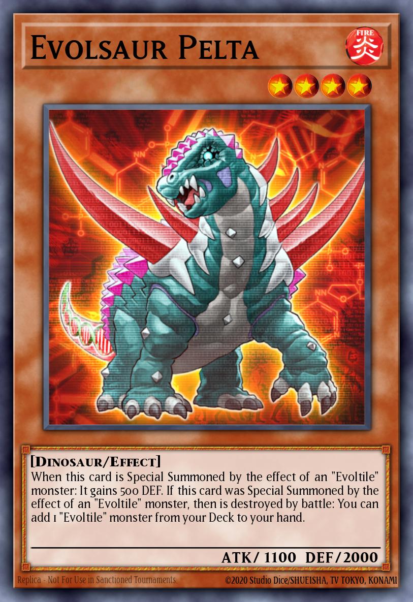 Evolsaur Pelta Yu-Gi-Oh card