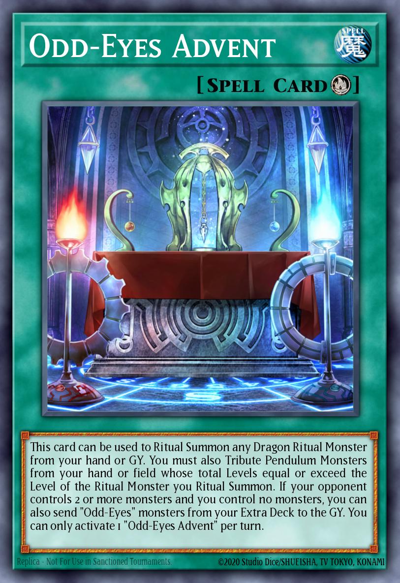 Odd-Eyes Advent Yu-Gi-Oh card