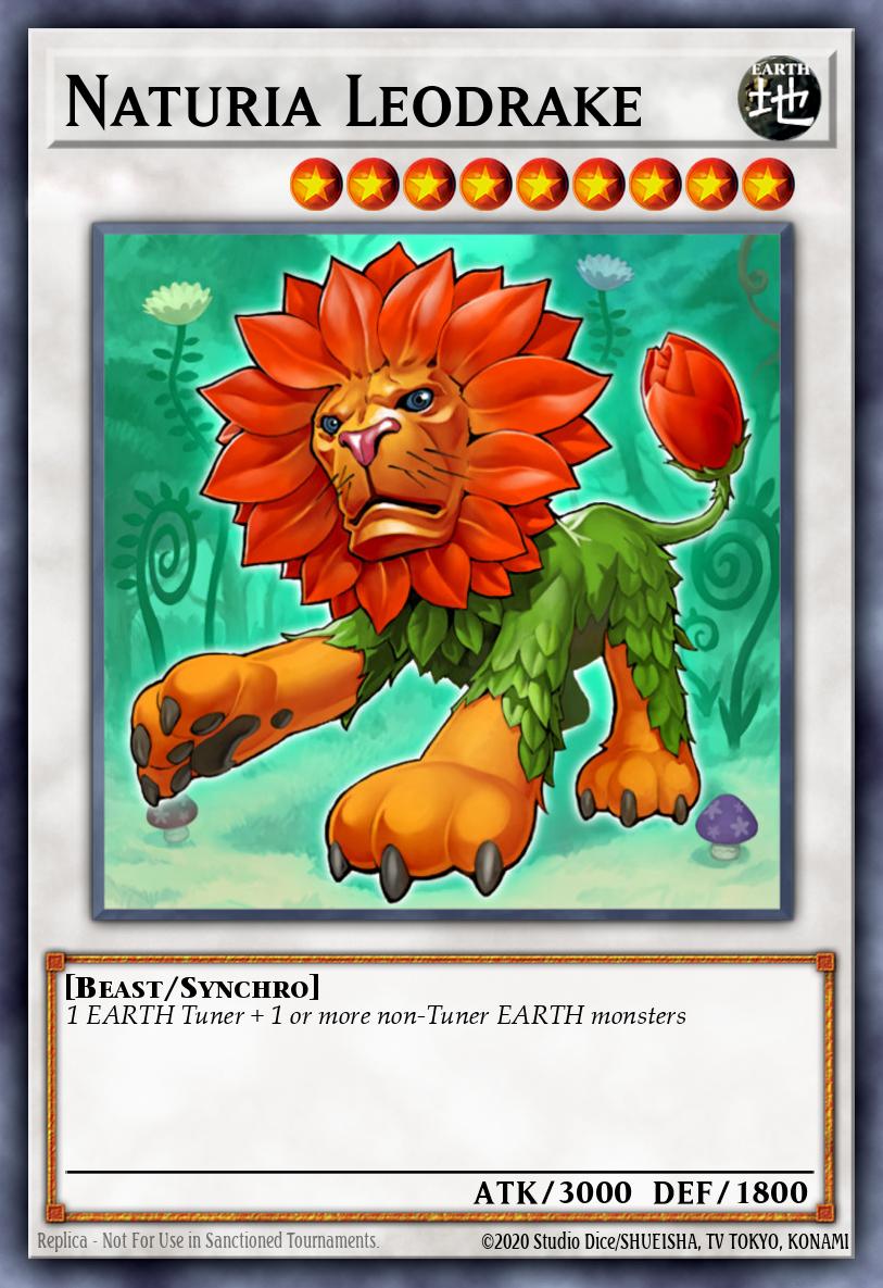 Naturia Leodrake Yu-Gi-Oh card