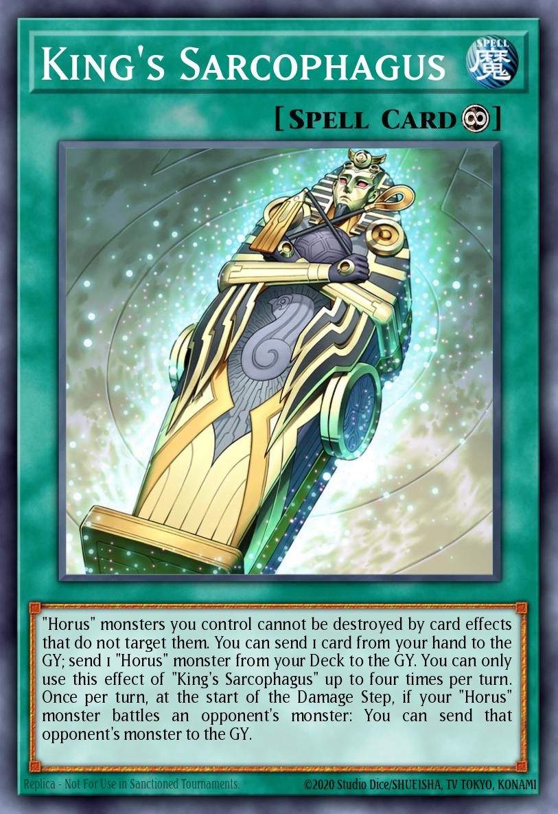 King's Sarcophagus Yu-Gi-Oh card
