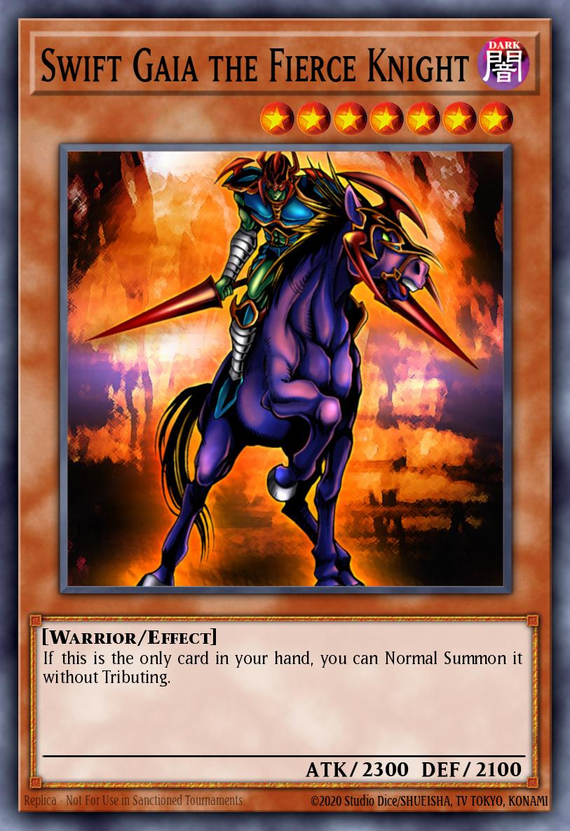 Swift Gaia the Fierce Knight Yu-Gi-Oh card