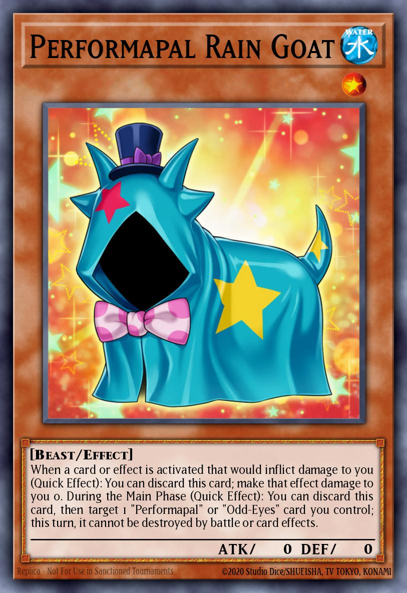 Performapal Rain Goat Yu-Gi-Oh card