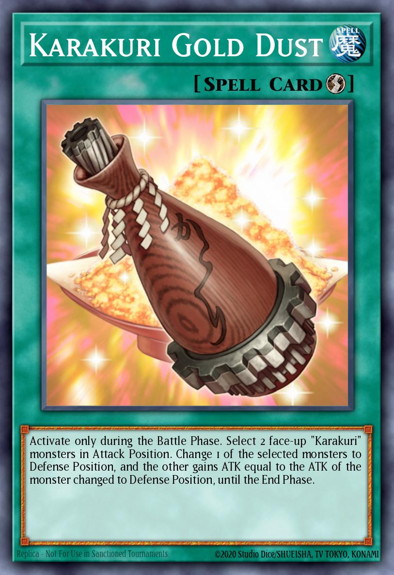 Karakuri Gold Dust Yu-Gi-Oh card
