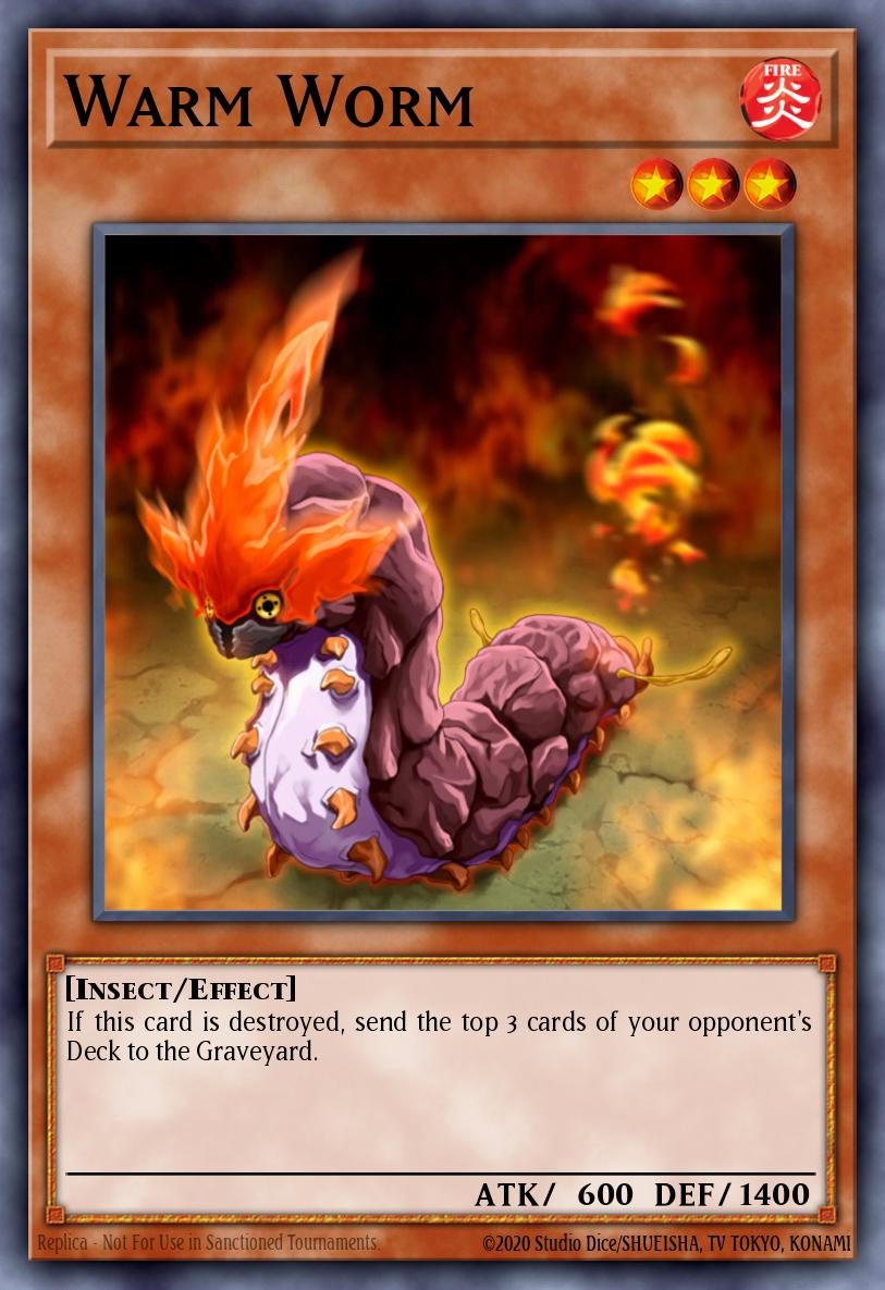 Warm Worm Yu-Gi-Oh card