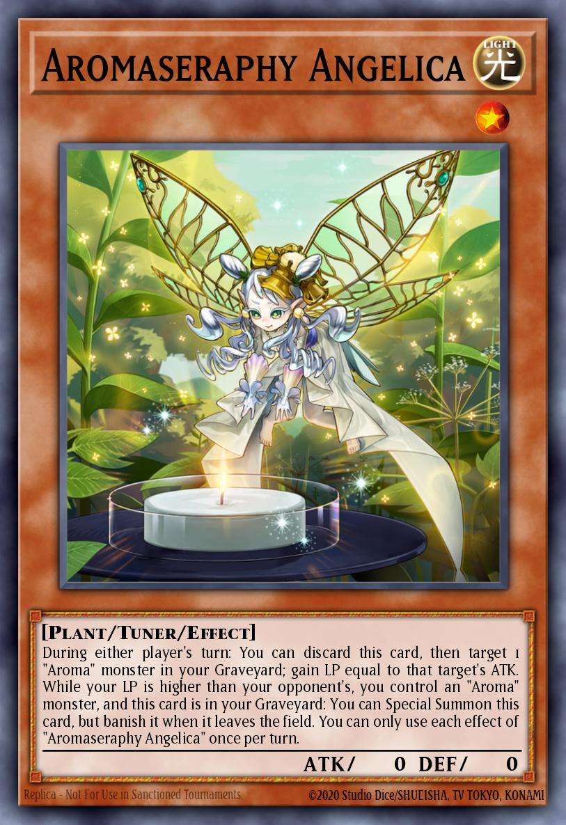 Aromaseraphy Angelica Yu-Gi-Oh card