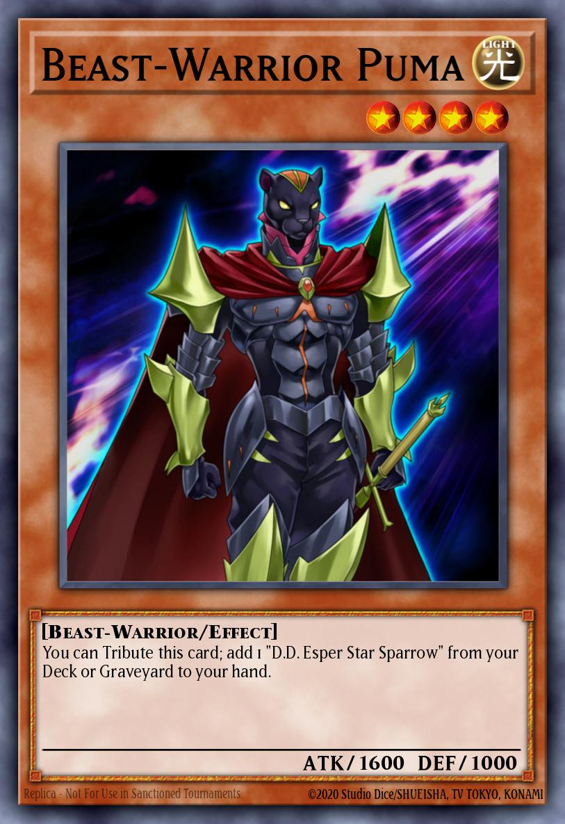 Beast-Warrior Puma Yu-Gi-Oh card