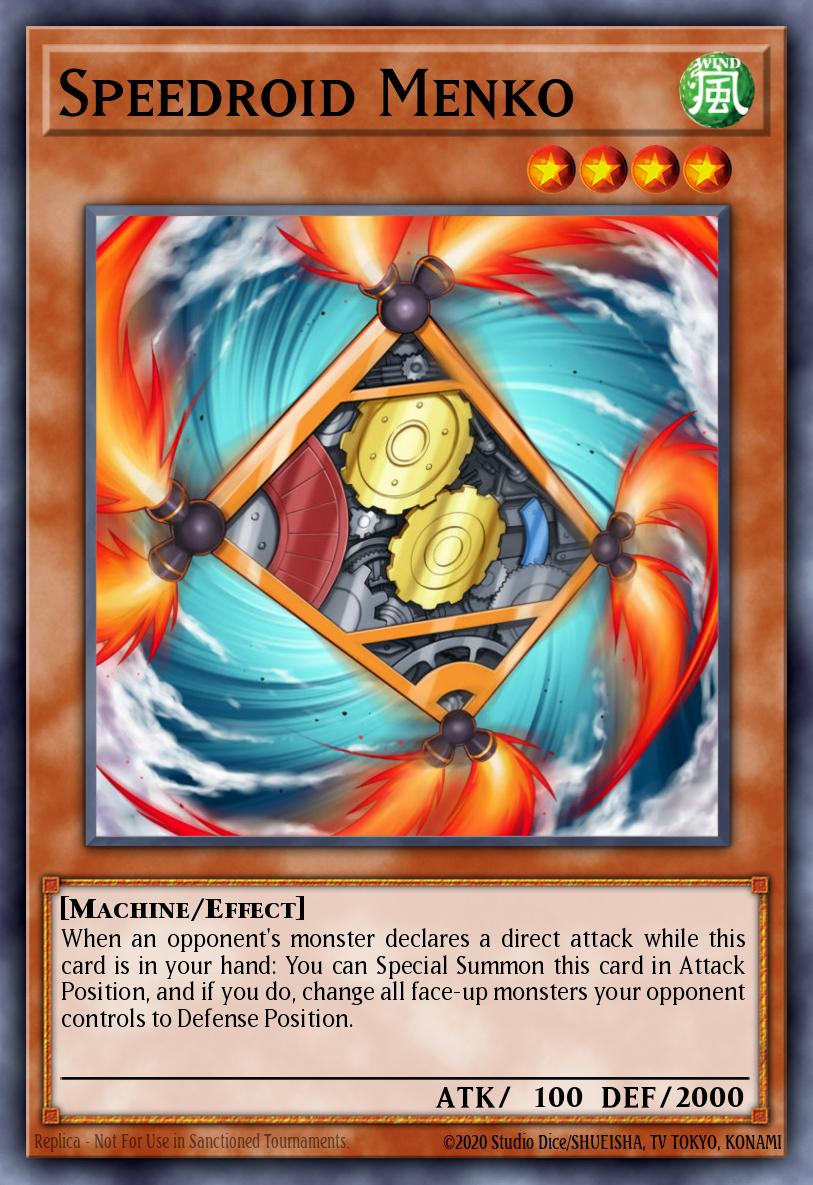 Speedroid Menko Yu-Gi-Oh card