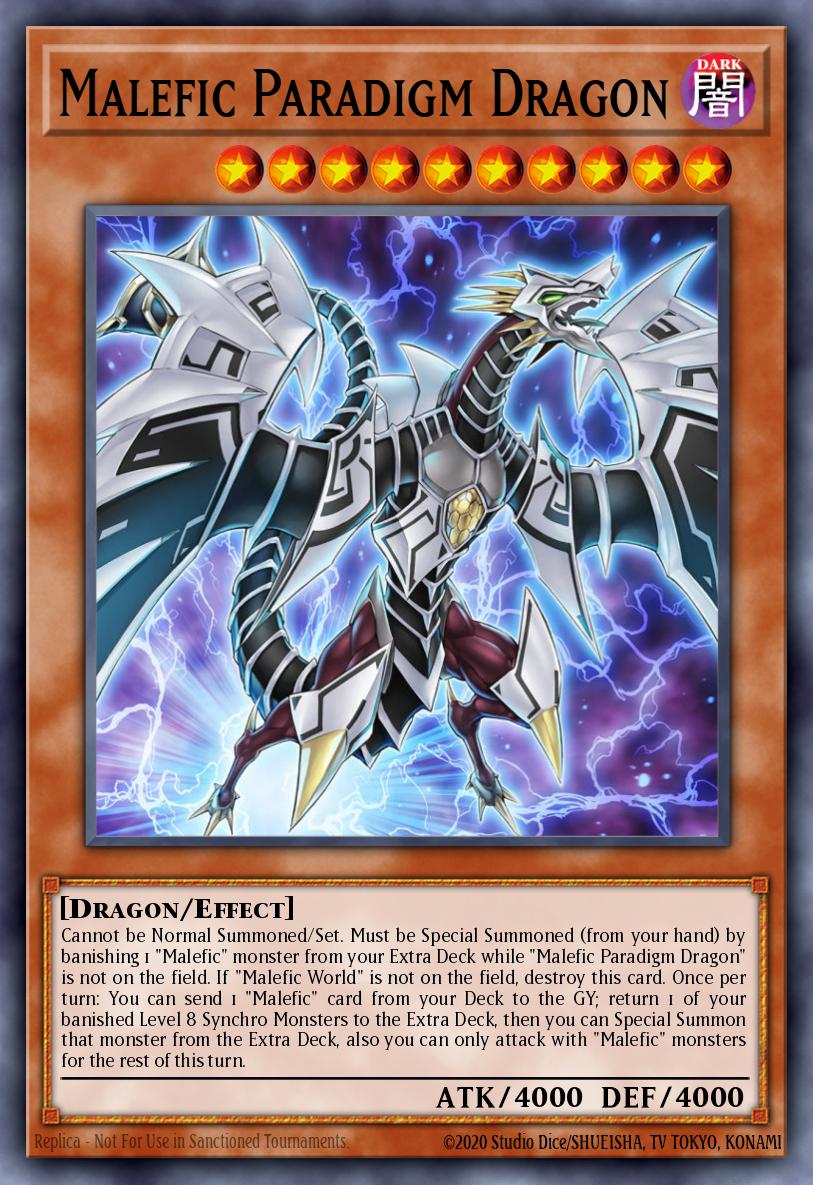 Malefic Paradigm Dragon Yu-Gi-Oh card