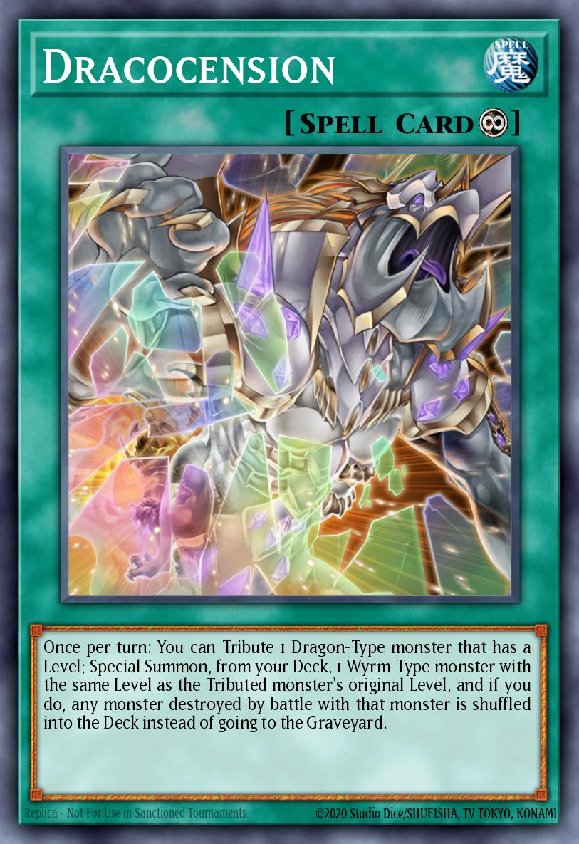 Dracocension Yu-Gi-Oh card