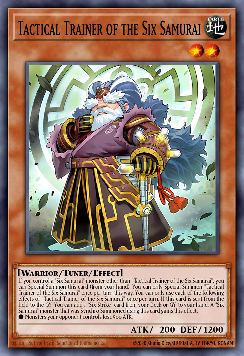 Tactical Trainer of the Six Samurai Yu-Gi-Oh card