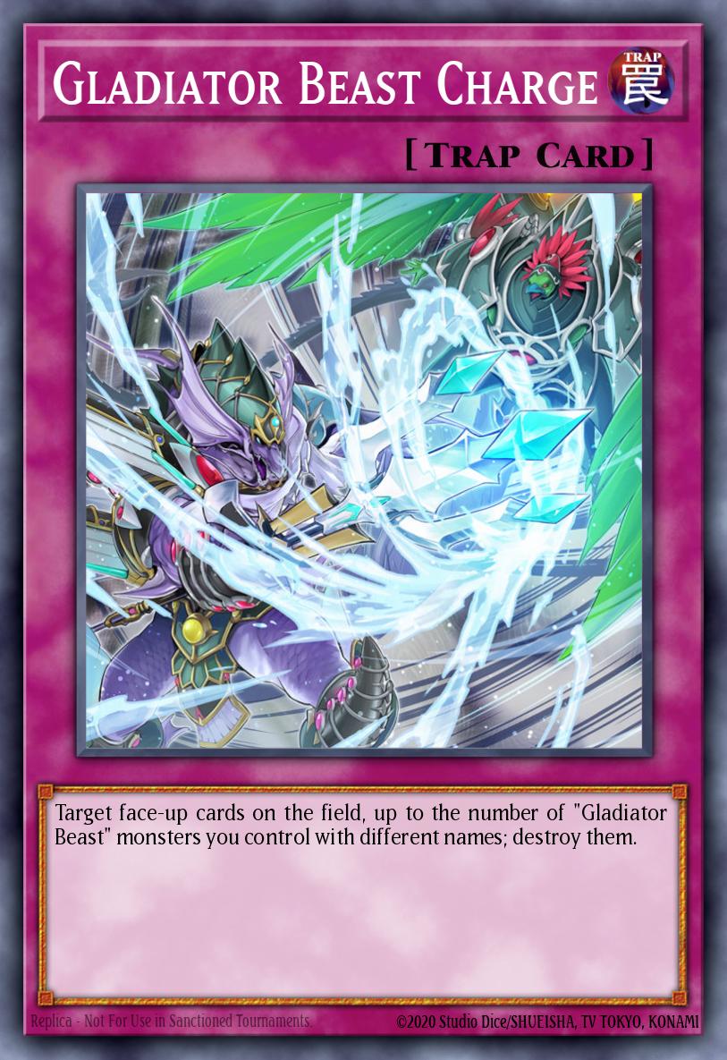 Gladiator Beast Charge Yu-Gi-Oh card