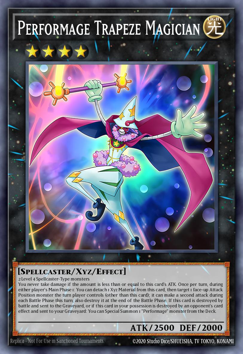 Performage Trapeze Magician Yu-Gi-Oh card