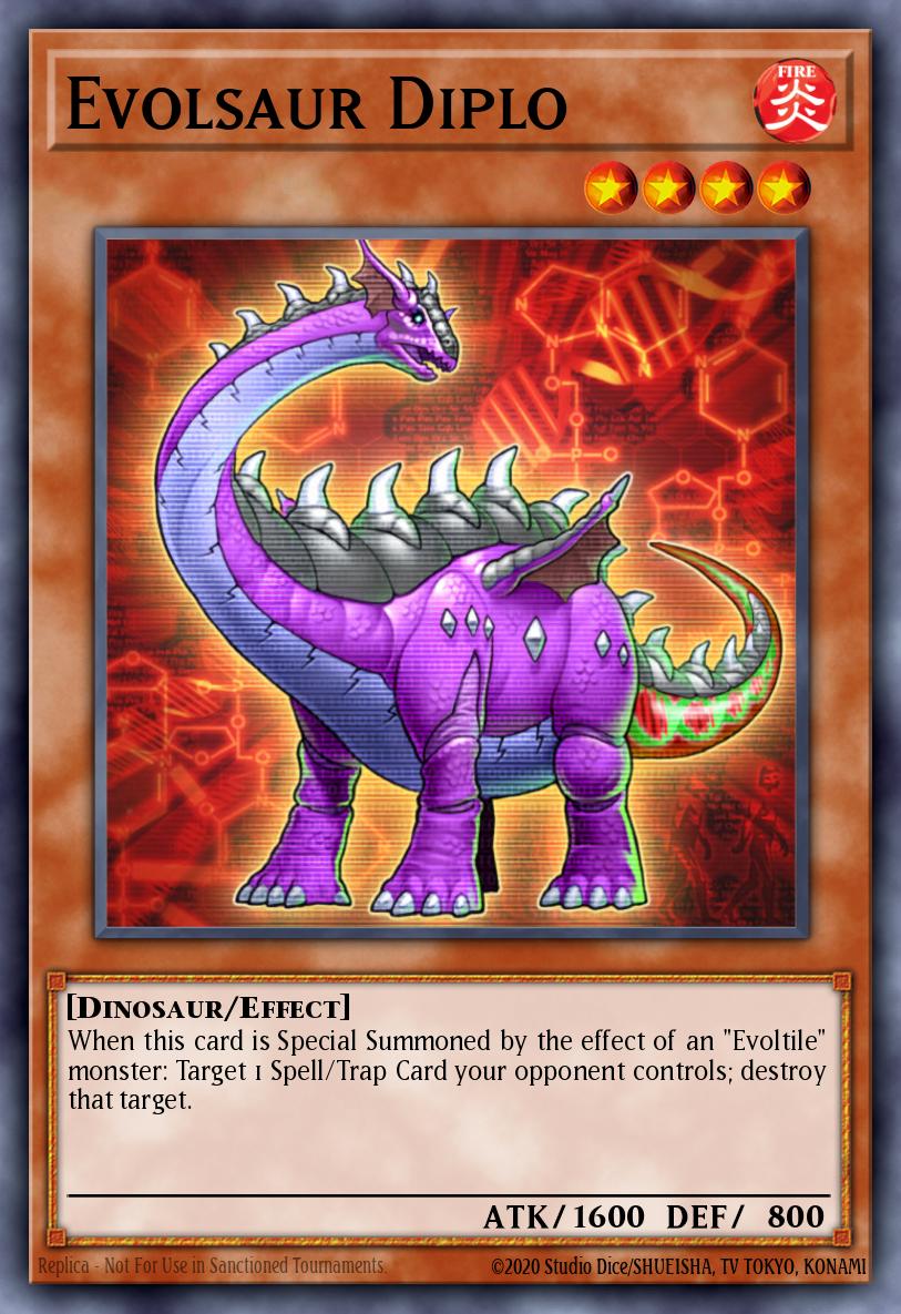 Evolsaur Diplo Yu-Gi-Oh card