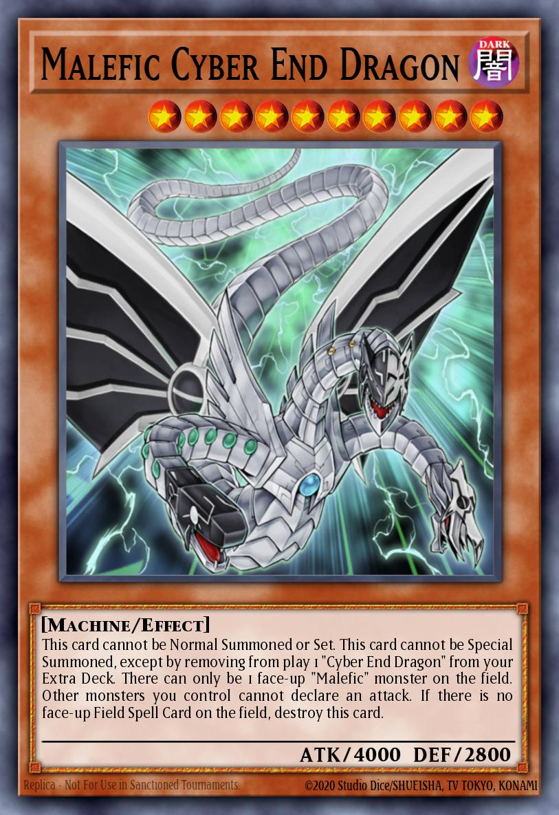 Malefic Cyber End Dragon Yu-Gi-Oh card