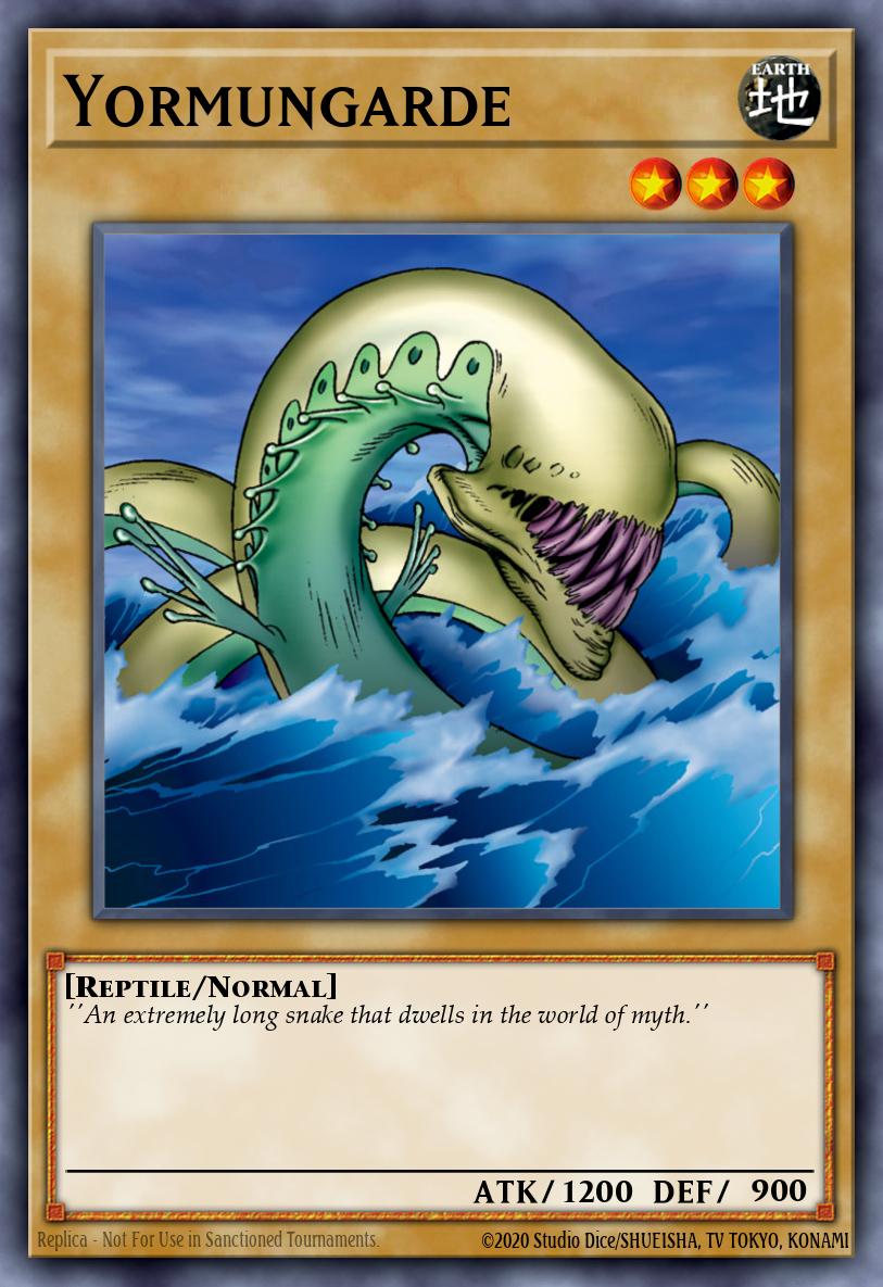 Yormungarde Yu-Gi-Oh card