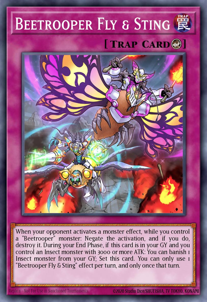 Beetrooper Fly & Sting Yu-Gi-Oh card