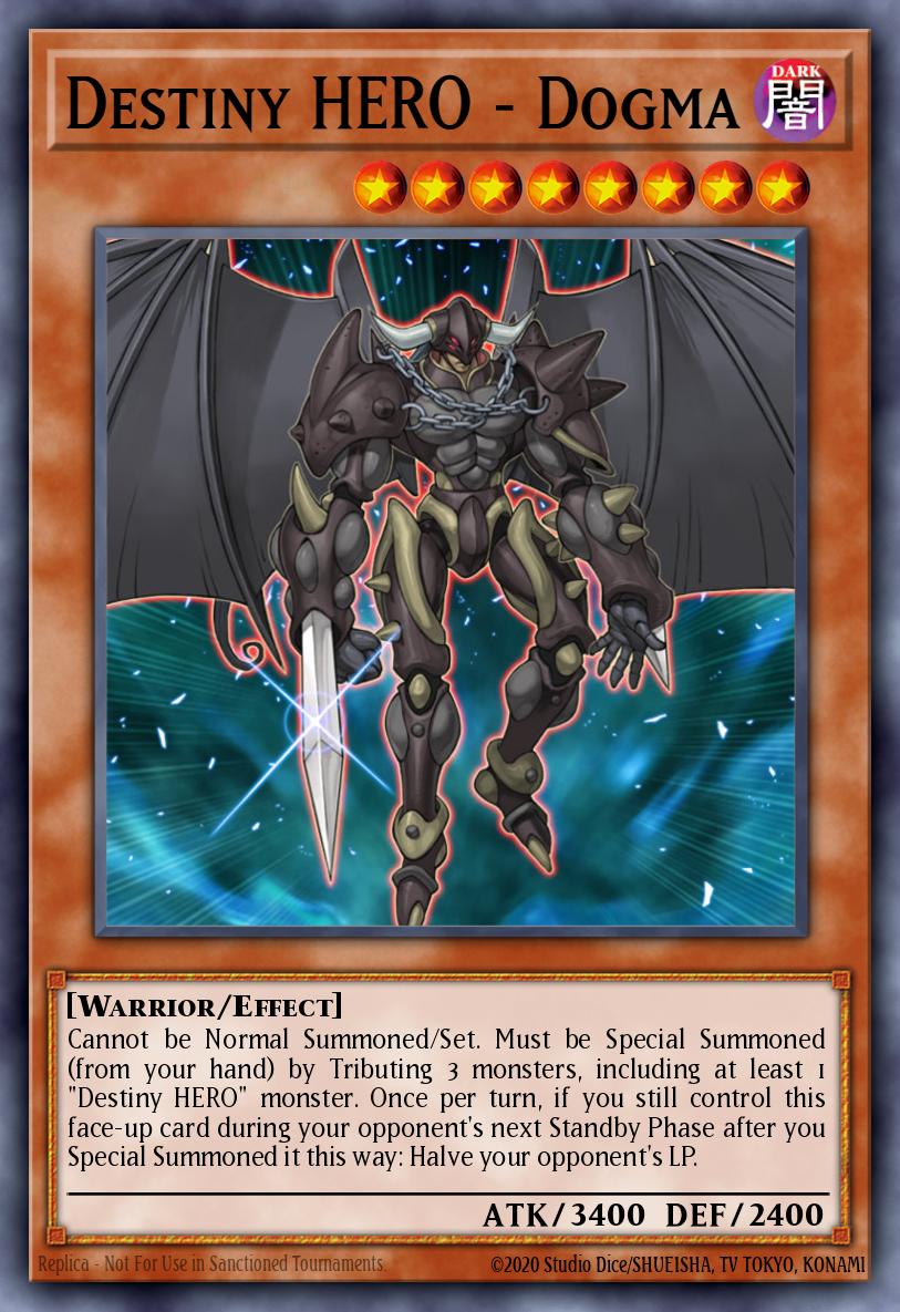 Destiny HERO - Dogma Yu-Gi-Oh card