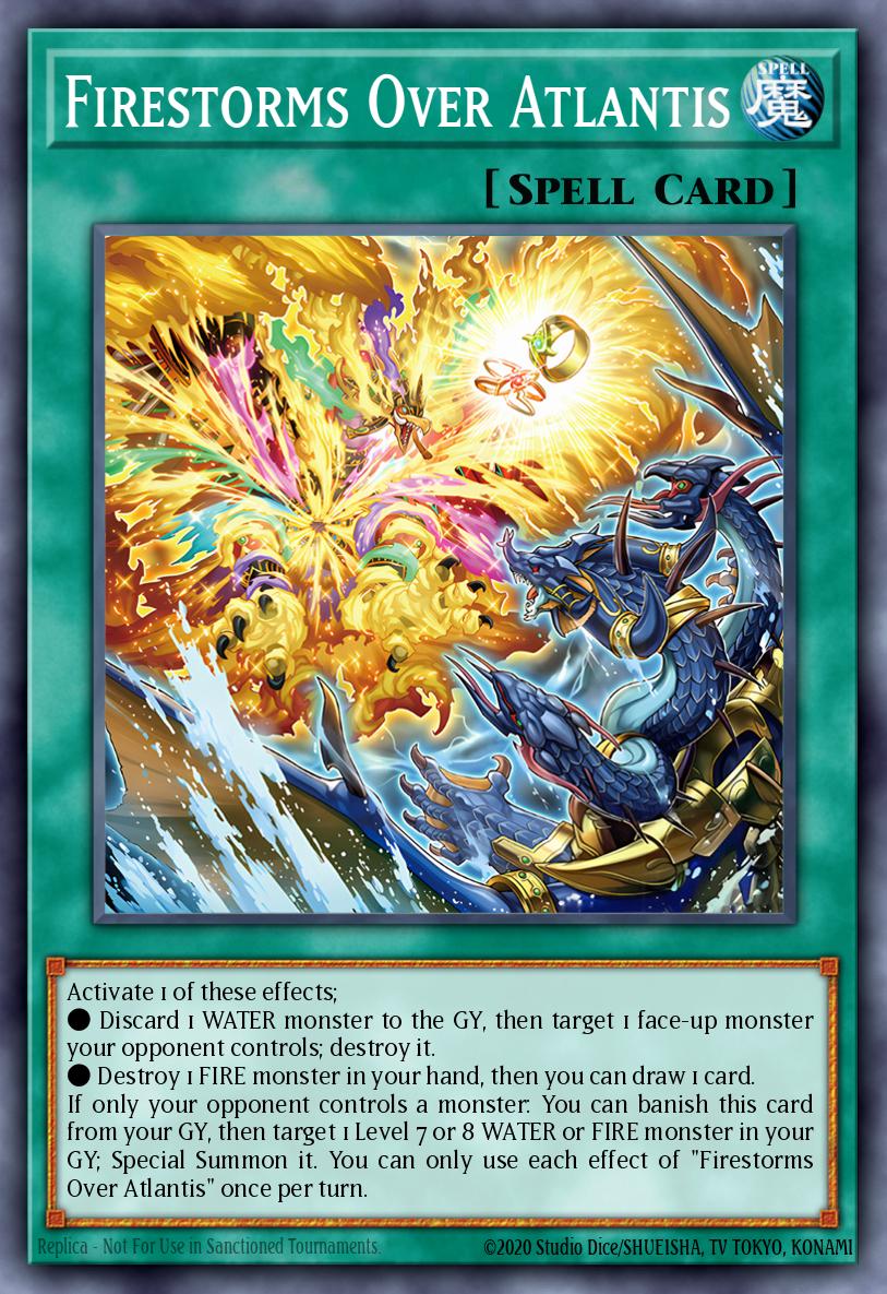 Firestorms Over Atlantis Yu-Gi-Oh card