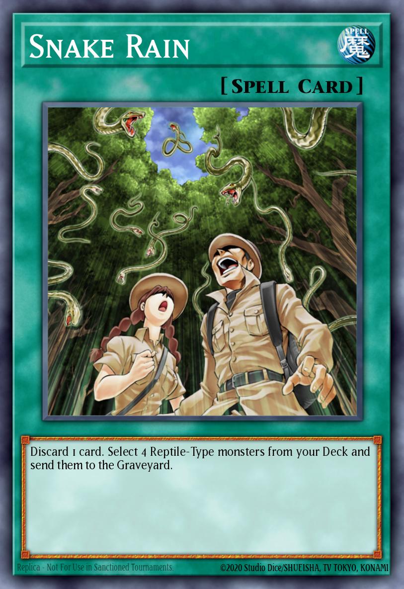Snake Rain Yu-Gi-Oh card