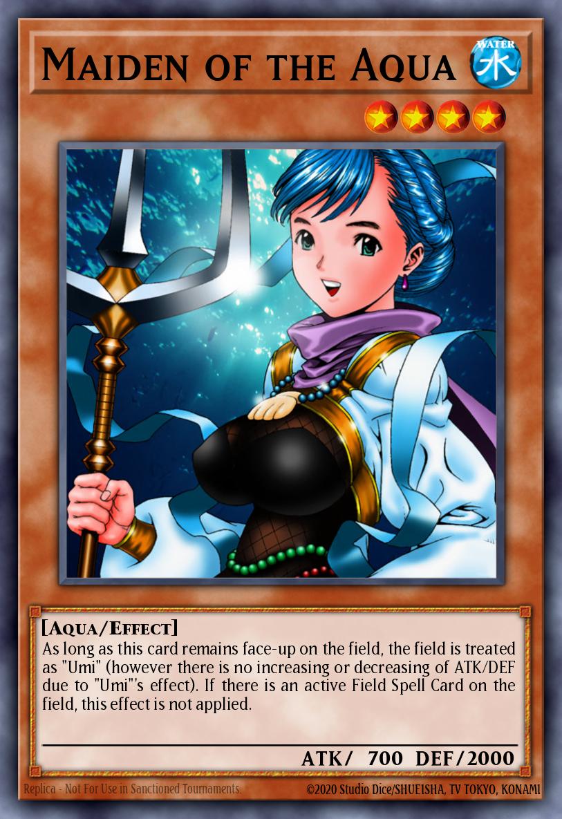 Maiden of the Aqua Yu-Gi-Oh card