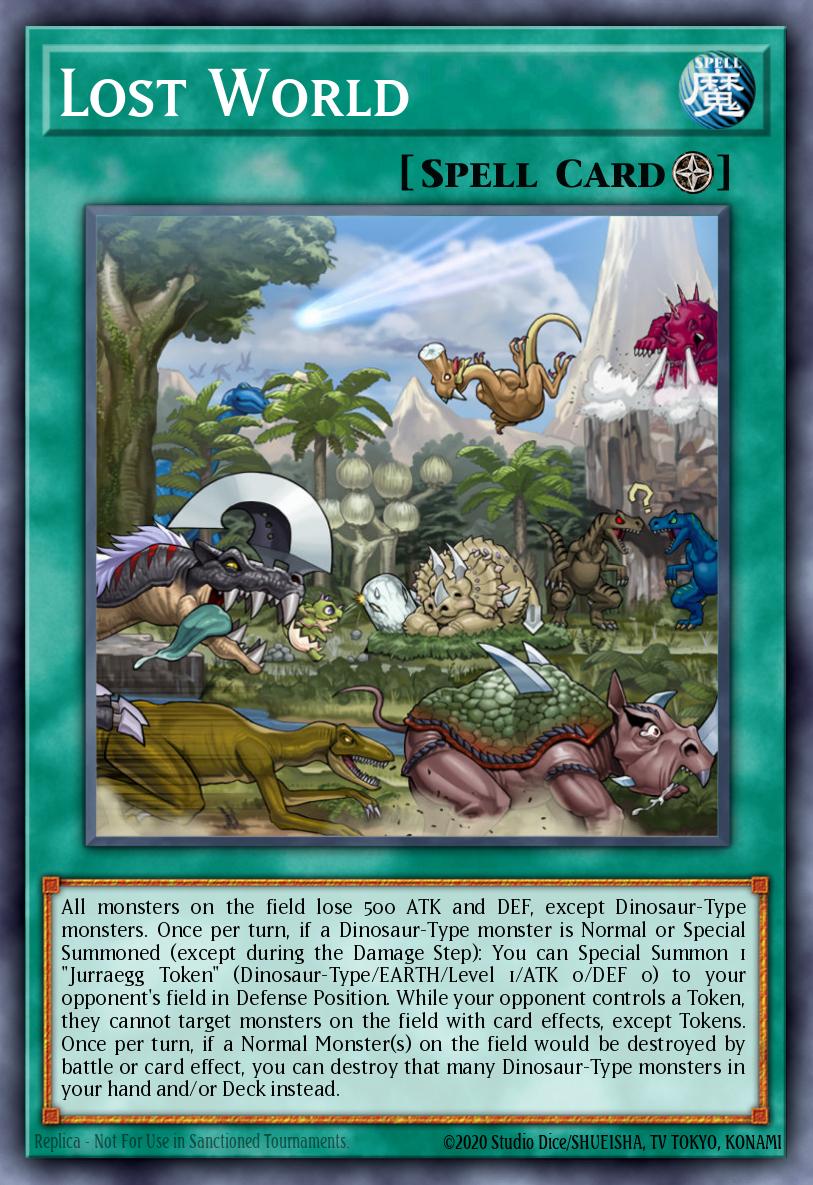 Lost World Yu-Gi-Oh card