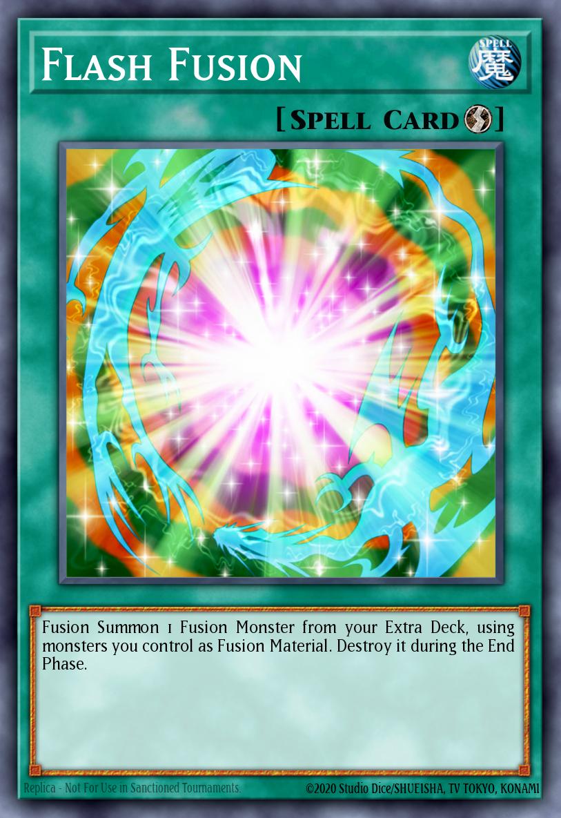 Flash Fusion Yu-Gi-Oh card