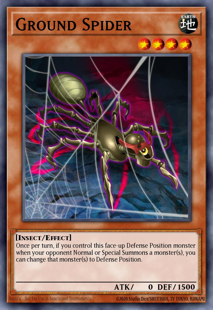 Ground Spider Yu-Gi-Oh card