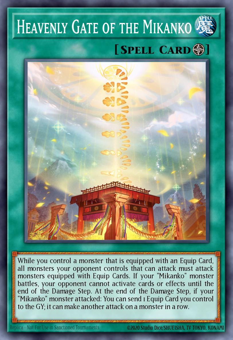 Heavenly Gate of the Mikanko Yu-Gi-Oh card