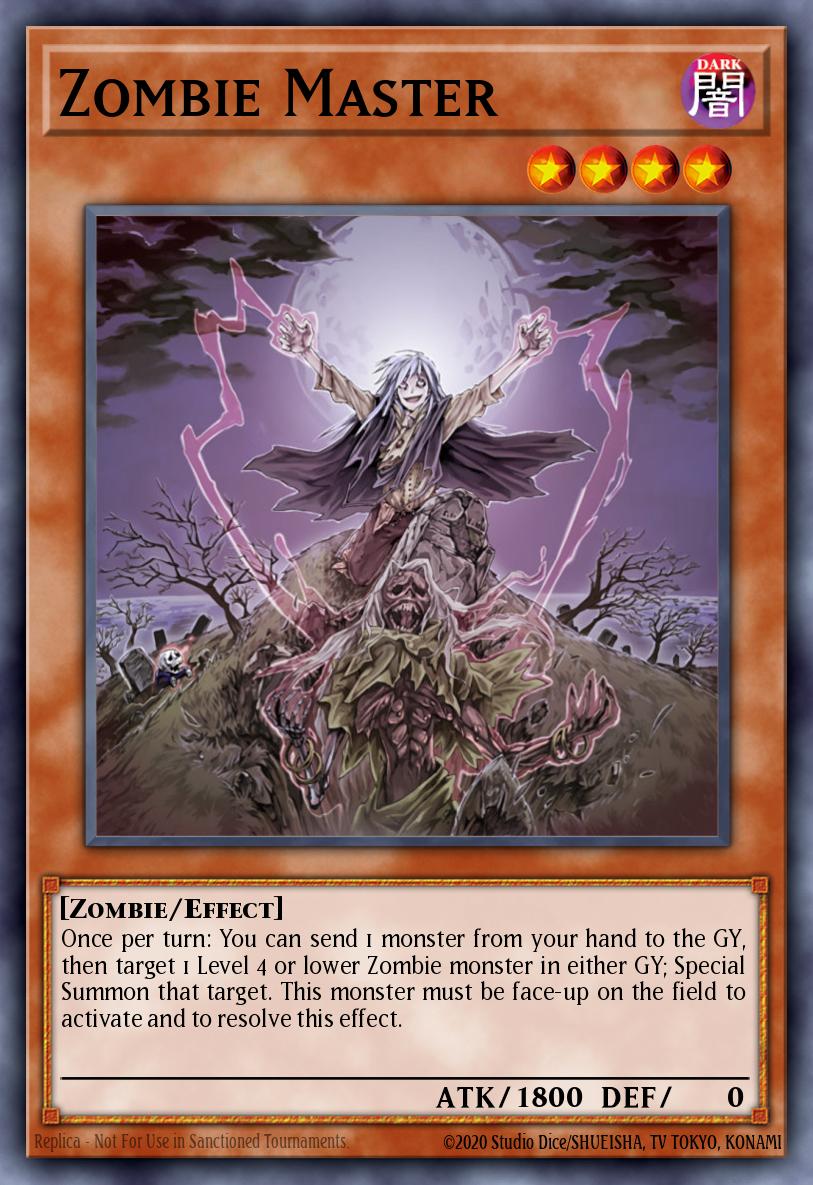 Zombie Master Yu-Gi-Oh card