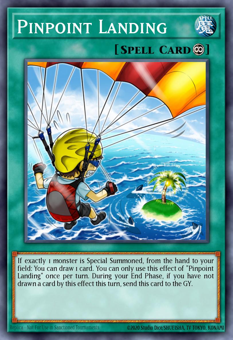 Pinpoint Landing Yu-Gi-Oh card