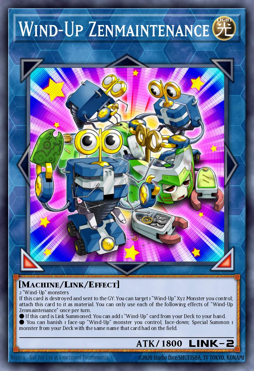 Wind-Up Zenmaintenance Yu-Gi-Oh card