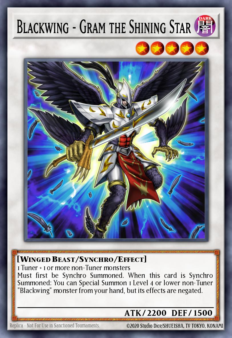 Blackwing - Gram the Shining Star Yu-Gi-Oh card