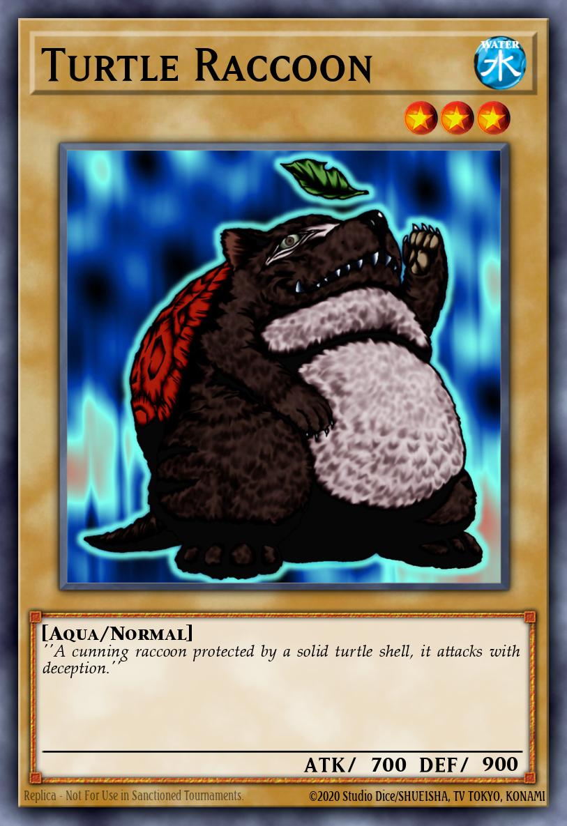 Turtle Raccoon Yu-Gi-Oh card