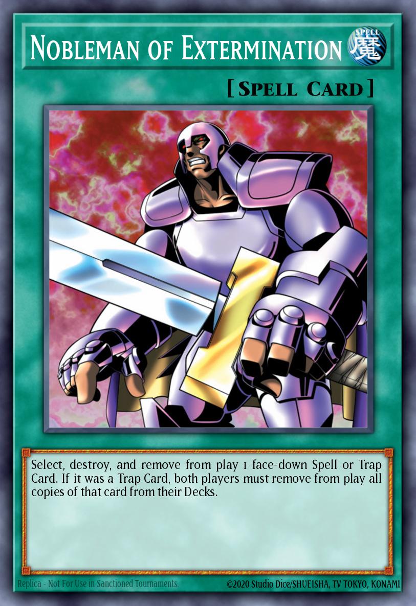 Nobleman of Extermination Yu-Gi-Oh card