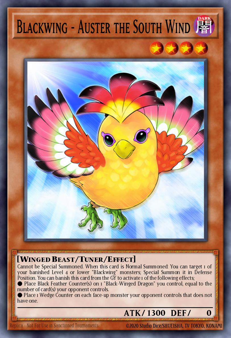 Blackwing - Auster the South Wind Yu-Gi-Oh card