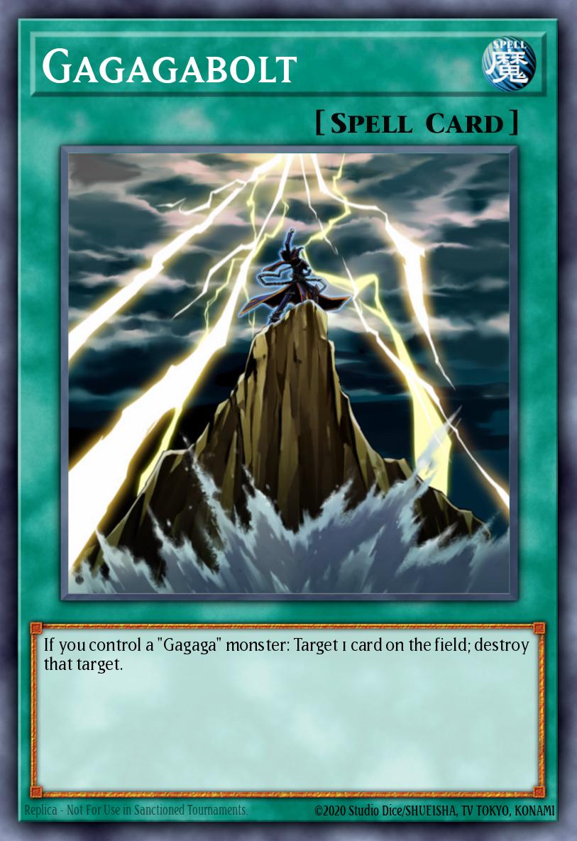 Gagagabolt Yu-Gi-Oh card