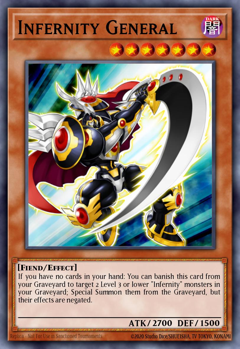 Infernity General Yu-Gi-Oh card