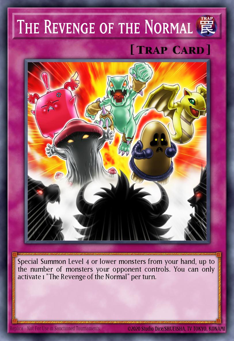 The Revenge of the Normal Yu-Gi-Oh card