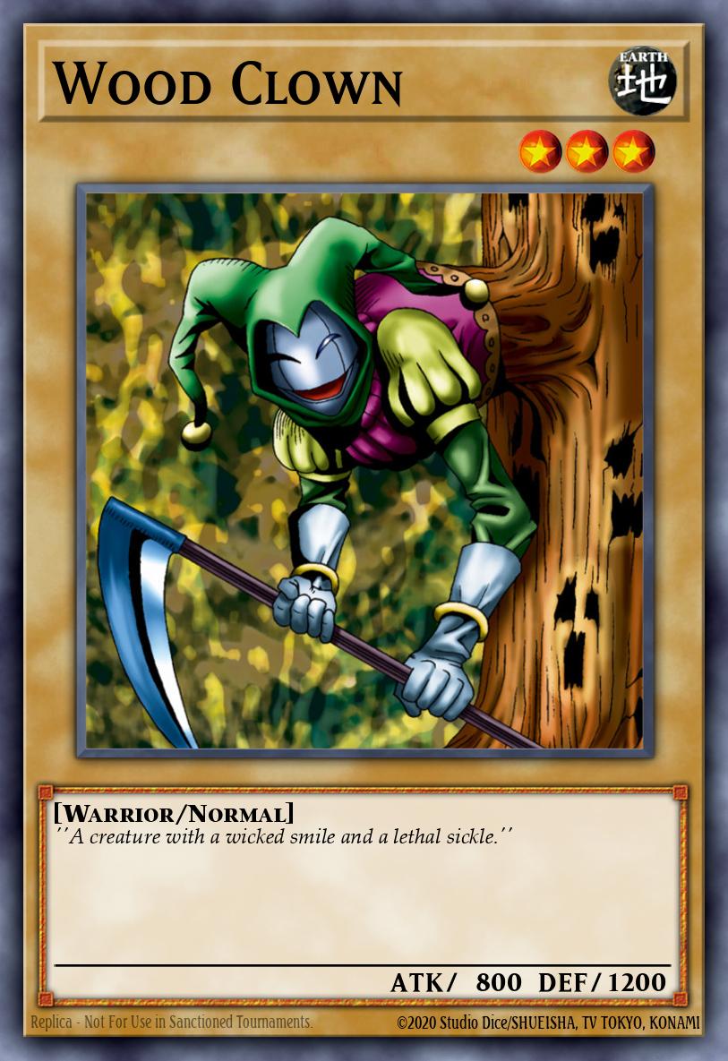 Wood Clown Yu-Gi-Oh card