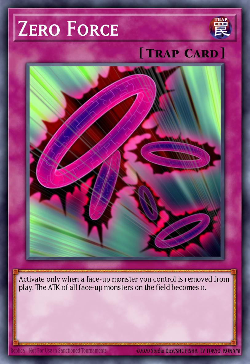Zero Force Yu-Gi-Oh card